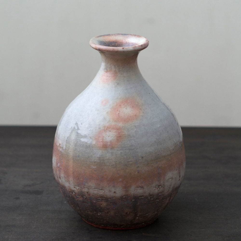 陶器 萩焼 輪花 酒器揃(木箱入） 中村國輔 作 | 陶器 和食器 萩焼のお