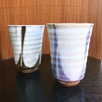 ◇◇陶器 萩焼 輪花◇◇ 鬼萩湯呑茶碗（木箱入）黒田岳 作 | 陶器 和