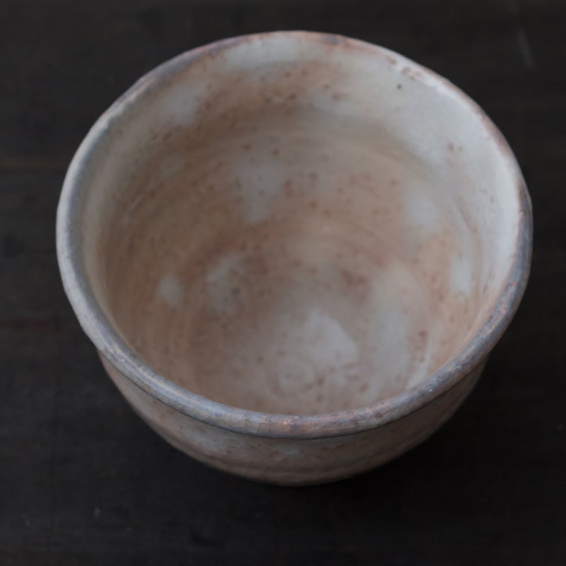 陶器 萩焼 輪花 ぐい呑(木箱入） 中村國輔 作 | 陶器 和食器 萩焼のお