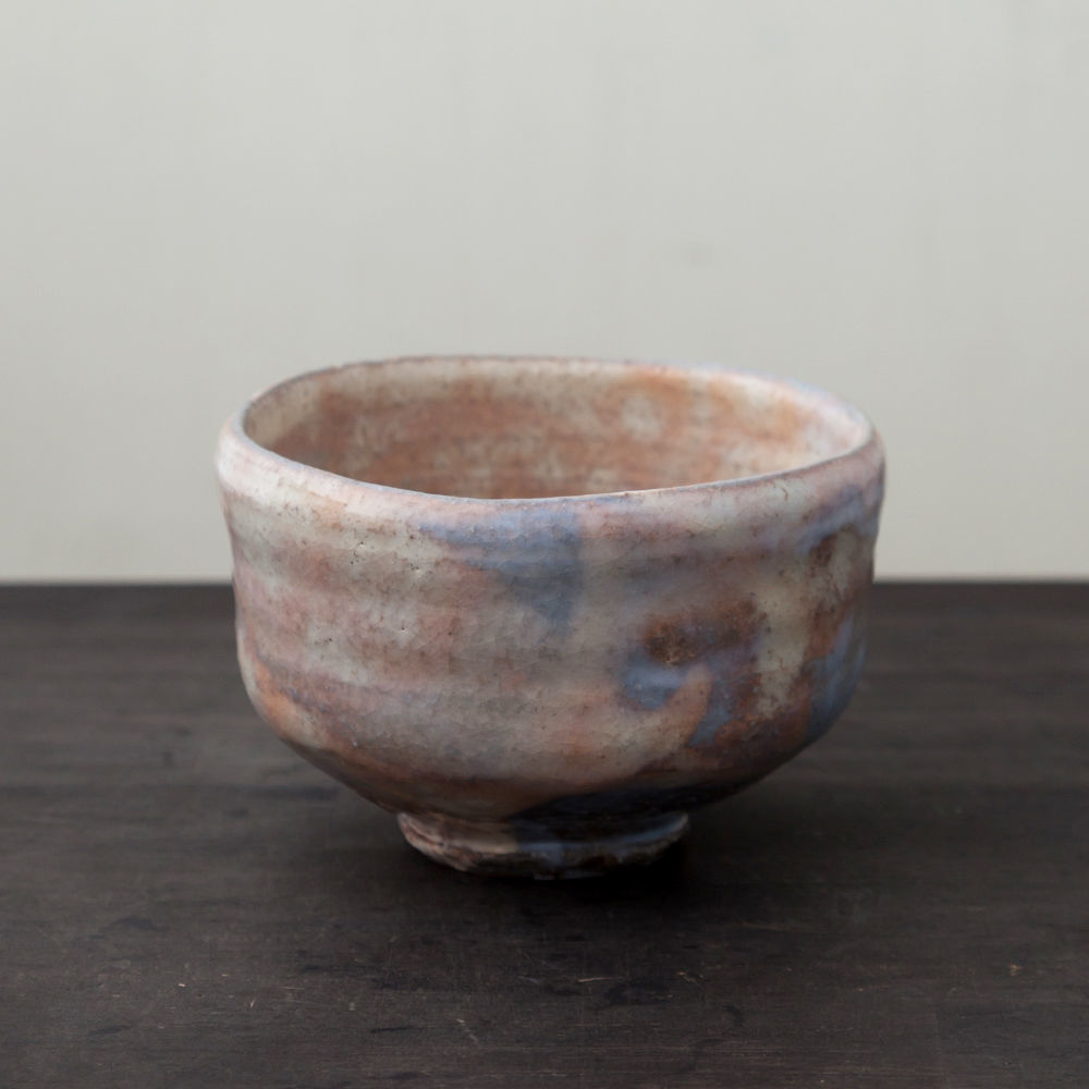 陶器 萩焼 輪花 野点 抹茶碗(木箱入） 林紅陽 作 | 陶器 和食器 萩焼の