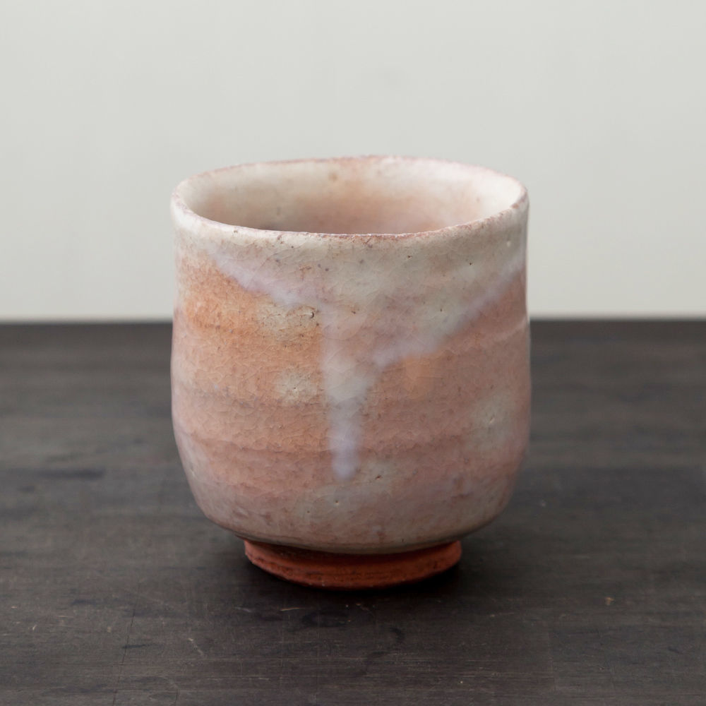 ◇◇陶器 萩焼 輪花◇◇ 湯呑（木箱入） 林紅陽 作 | 陶器 和食器 萩焼
