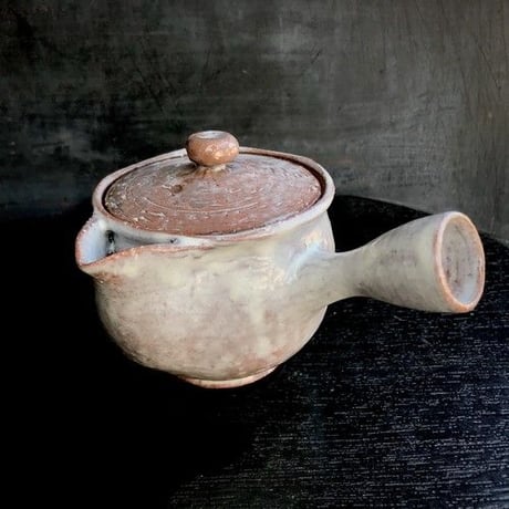 陶器 萩焼 和食器 作家 和モダン 急須 丸