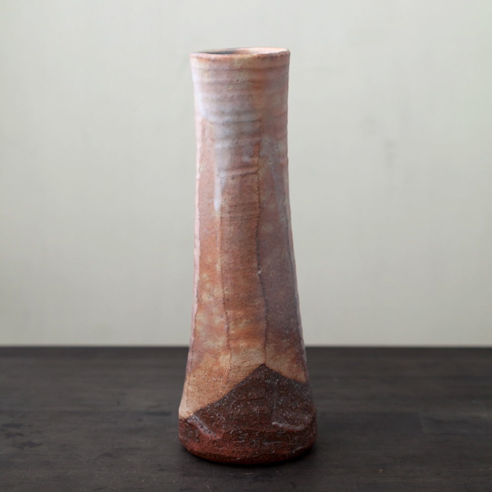 ◆萩焼/林 紅陽作/花瓶/1点◆1輪ざし/花生/花入/茶道具◆未使用