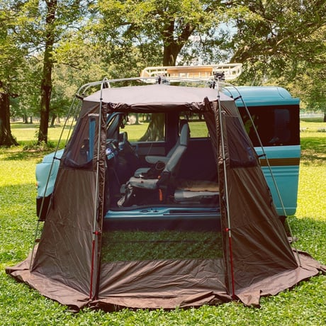 【DAMDオリジナルタンブラー&DAMDステッカー付き】シェルター型カーサイドタープ STONEACRES OXFORD6.0