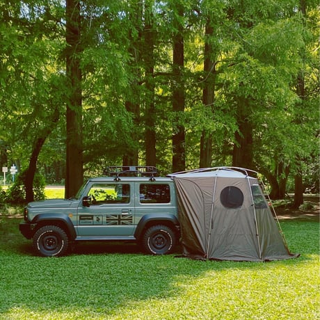 【DAMDオリジナルタンブラー&DAMDステッカー付き】シェルター型カーサイドタープ STONEACRES OXFORD6.0