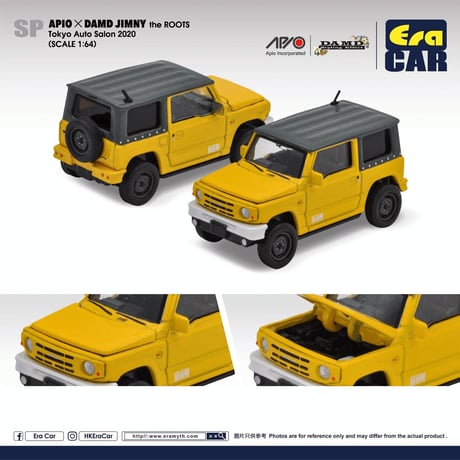 EraCar APIO×DAMD JIMNY(JB64) the ROOTS / Thunder Yellow