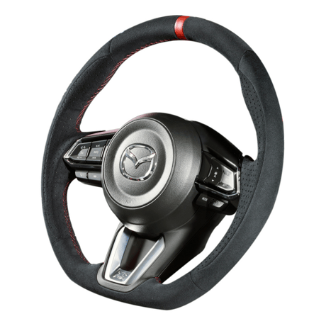 DAMD Sports Steering Wheel for MAZDA "SS360-M(L)" Suede Type