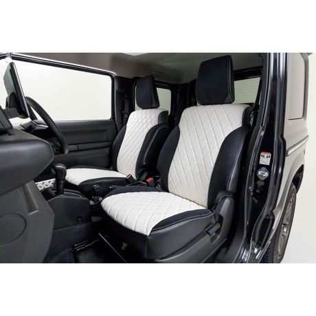 little G. Premium Fit Seat Cover "WHITE" for SUZUKI JIMNY / JIMNY SIERRA