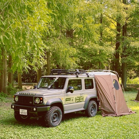 【DAMDオリジナルタンブラー&DAMDステッカー付き】シェルター型カーサイドタープ STONEACRES OXFORD6.0