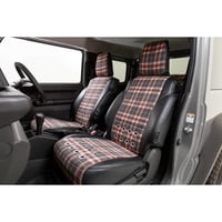 little D. Seat Cover "GRAY×CHECKERED" for SUZUKI JIMNY / JIMNY SIERRA