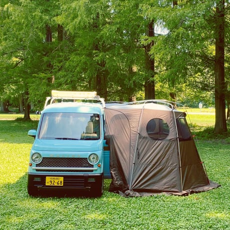 【DAMDオリジナルタンブラー&DAMDステッカー付き】シェルター型カーサイドタープ STONEACRES OXFORD6.0