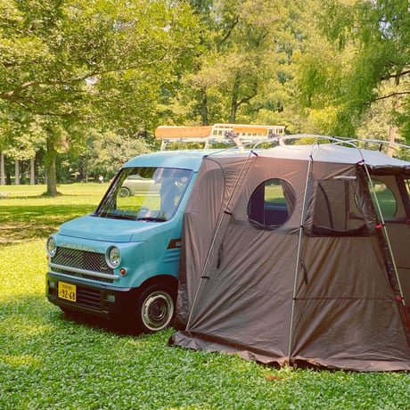 【DAMDオリジナルタンブラー&DAMDステッカー付き】シェルター型カーサイドタープ STONEACRES OXFORD6.0