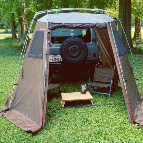 【DAMDオリジナルタンブラー&DAMDステッカー付き】シェルター型カーサイドタープ STONEACRES OXFORD6.0