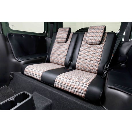 little D. Seat Cover "BEIGE×HOUNDSTOOTH" for SUZUKI JIMNY / JIMNY SIERRA