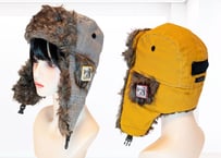 フェイクファーパイロットキャップ
