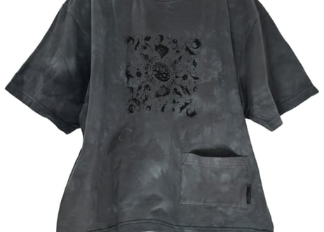 シルクスクリーン色相是空BIGTシャツ