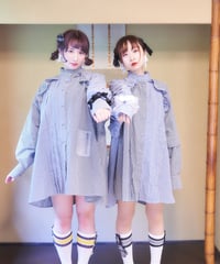 タックフリルワンピース