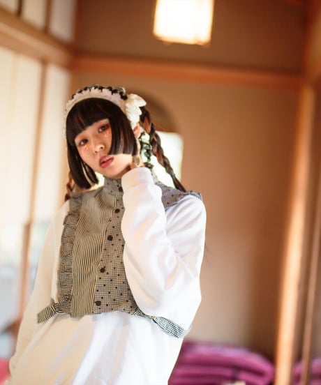 apron dress collar　エプロンドレスつけ襟
