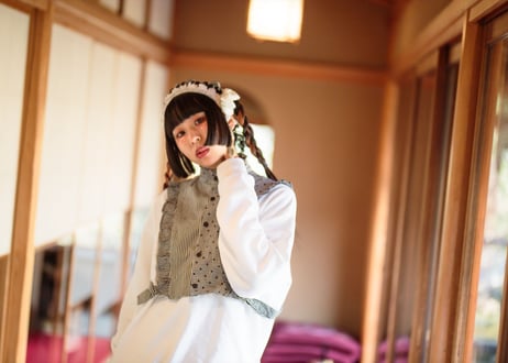 apron dress collar　エプロンドレスつけ襟