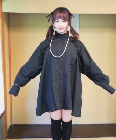 タックフリルワンピース