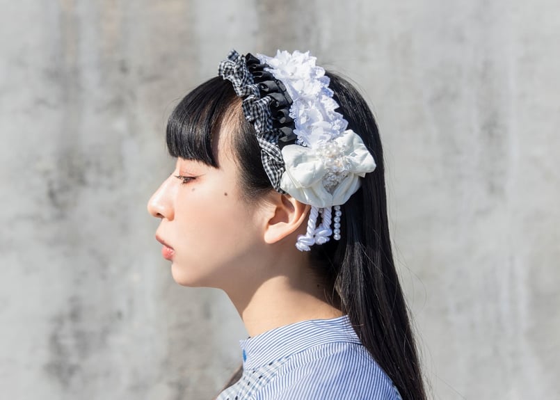 なもん ギンガムチェックフリルドレス 猫耳ベッドドレスセット 3点おまとめ なもん ギンガムチェックフリルドレス 猫耳ベッドドレスセット 3