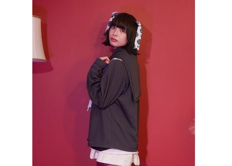 セーラー服風シャツ　PLANE