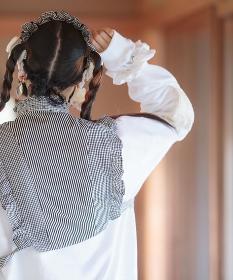 apron dress collar　エプロンドレスつけ襟
