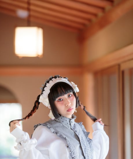 apron dress collar　エプロンドレスつけ襟