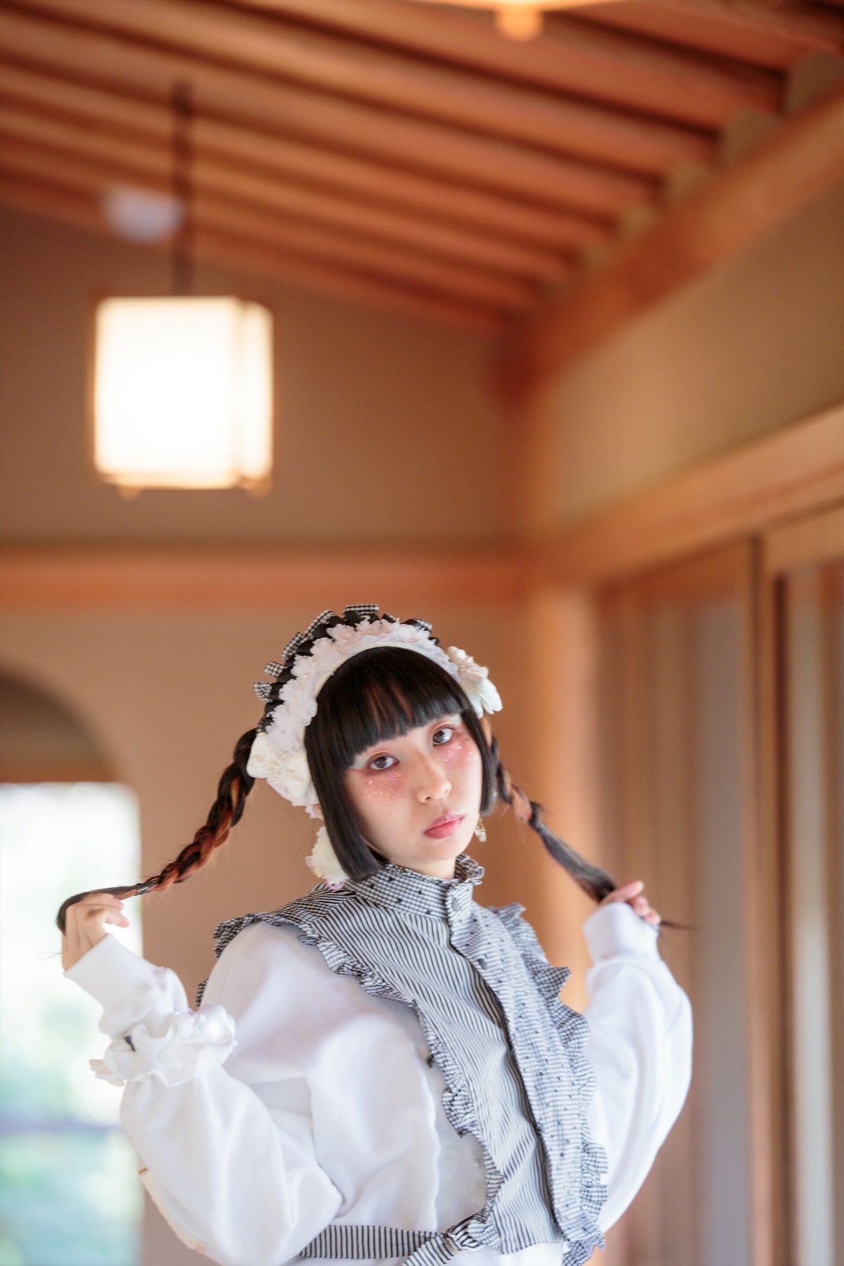 apron dress collar エプロンドレスつけ襟 | un complex.