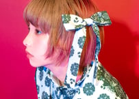諸行無常柄リボンヘアピン（ペア）