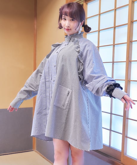 ポケットタックワンピース