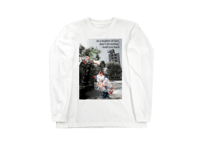 As a matter of factdon't let nothin' hold you back NIPPORI Portrait　コラージュ　ロングスリーブTshirt