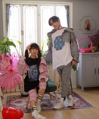 ハイネックショートリボンシャツ