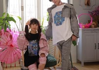 ハイネックショートリボンシャツ