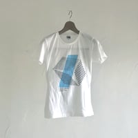 グラフィックＴシャツ(伊勢型紙文様) 　WHITE【ネコポス限定　送料無料・税込】　（代引き不可）