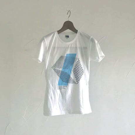 グラフィックＴシャツ(伊勢型紙文様) 　WHITE【ネコポス限定　送料無料・税込】　（代引き不可）