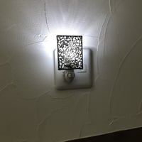 伊勢型紙のナイトランプ【アラベスク】BLACK【送料無料　税込】