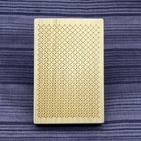 ひのき御朱印帳　伊勢型紙文様 【競り上がり七宝】『ネコポス限定・税込・送料無料』代引き不可