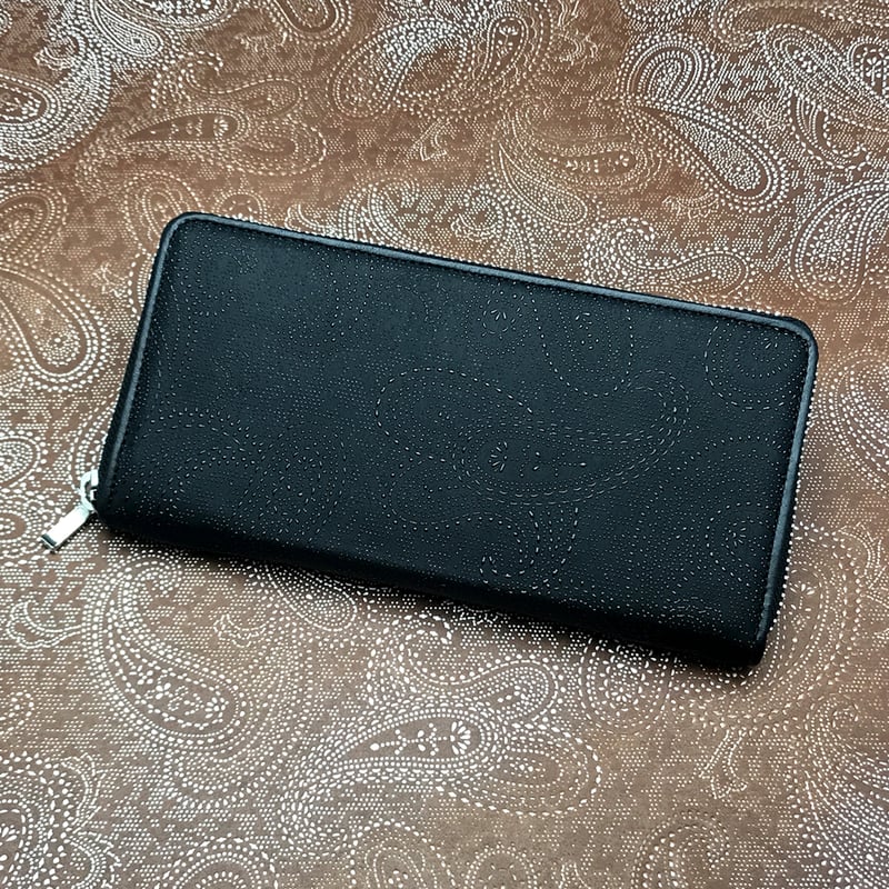 和楽器バンド１０周年記念　印伝 黒 長財布 和楽器バンド10周年記念 印伝 黒 長財布 印伝 長財布（黒） | 和
