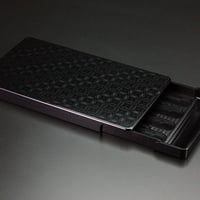 名刺ケース/ジュラルミン削り出し【七宝】BLACK 　【送料無料　税込】