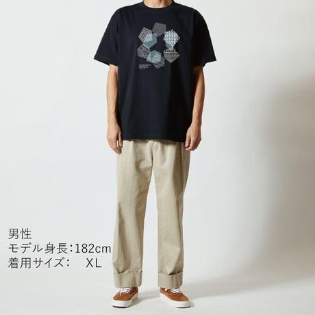 GEOMETRIC HEXAGON -ヘキサゴン- Premium T-shirt【ネコポス送料無料・税込】（代引き不可）