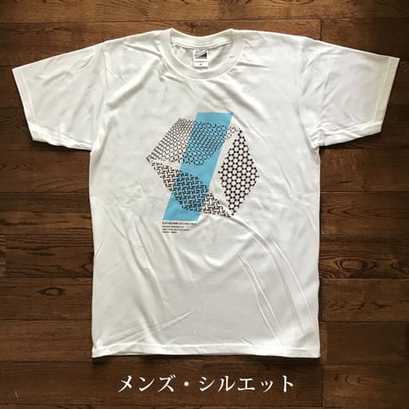 グラフィックＴシャツ(伊勢型紙文様) 　WHITE【ネコポス限定　送料無料・税込】　（代引き不可）