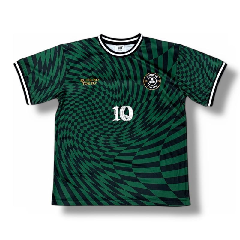 早稲田大学ア式蹴球部 練習着 半袖 asics TA2041 坩堝ア式蹴球部 T-SHIRTS （RUTSUBO×YU SUDA） | 坩堝-RUTSUBO