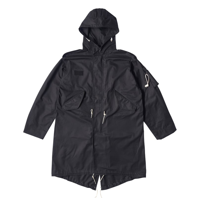 M51 HIGH DENSITY GABA SHELL PARKA | 坩堝-RUTSUBO-