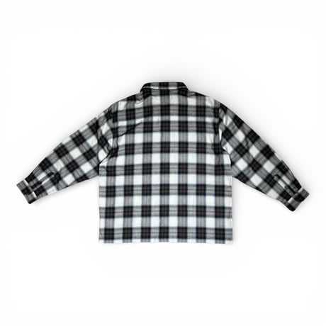 SHADOW PLAID ZIP SHIRTS JACKET