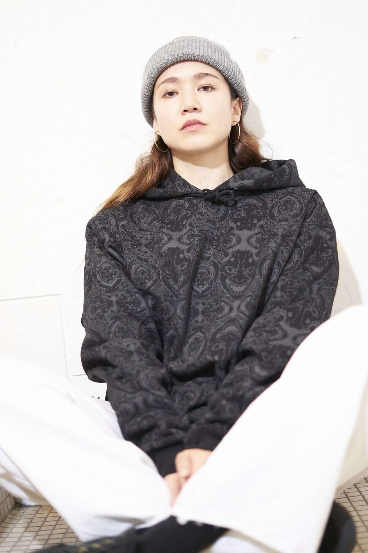 HANNYA ALLOVER PULLOVER PARKA （RUTSUBO× OT ） |