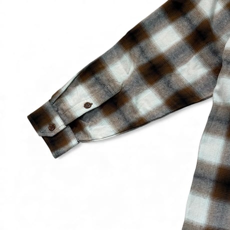 SHADOW PLAID ZIP SHIRTS JACKET
