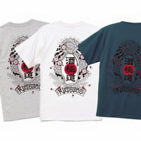 酒極道 S/S T-SHIRTS ( 画工遊鷹 )　YUTAKA × RUTSUBO “SAKE GOKUDO” TEE