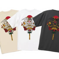 熊手 S/S T-SHIRTS ( 画工遊鷹 )　YUTAKA × RUTSUBO “KUMADE” Lucky Rake Tee