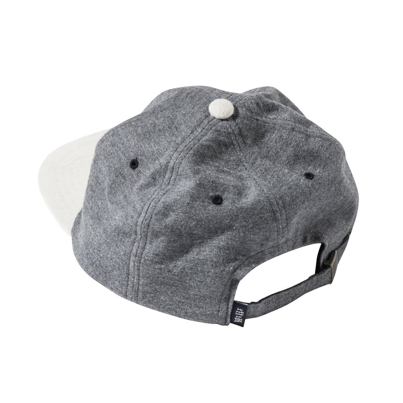 OLD R MELANGE 6PANEL CAP | 坩堝-RUTSUBO- ONLINE SHOP